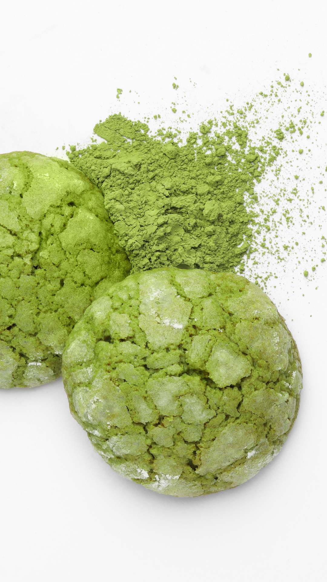 Cookies au matcha et au chocolat