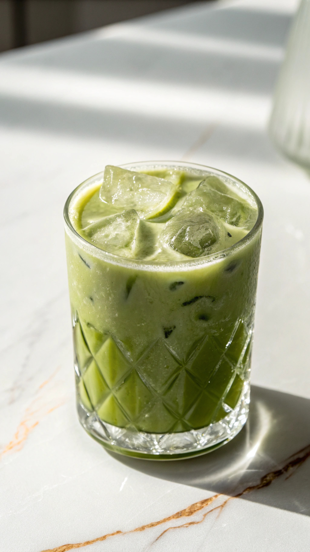 Matcha glacé - le rafraîchissement parfait pour l'été