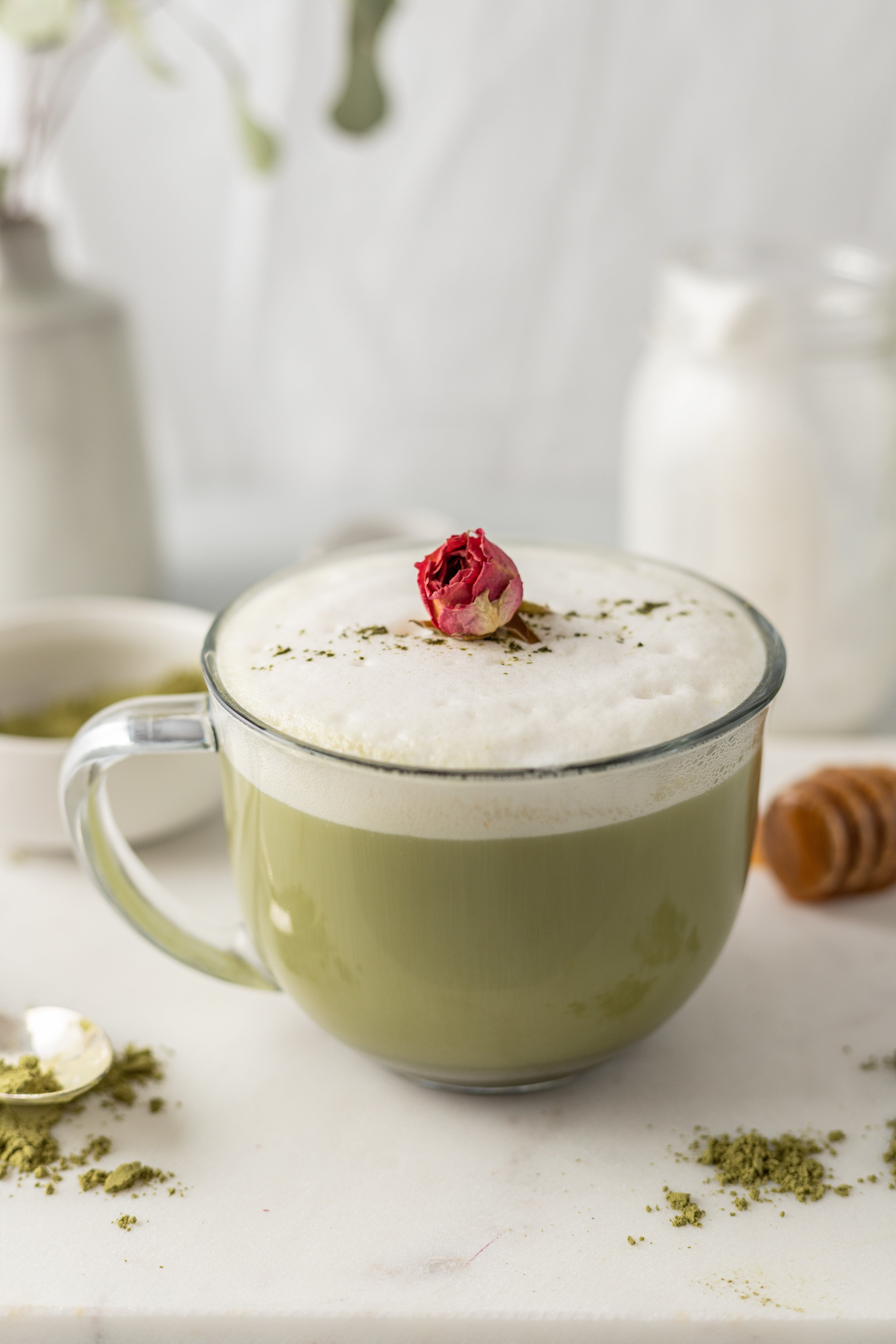 Matcha latte à la cannelle - pour un moment douceur