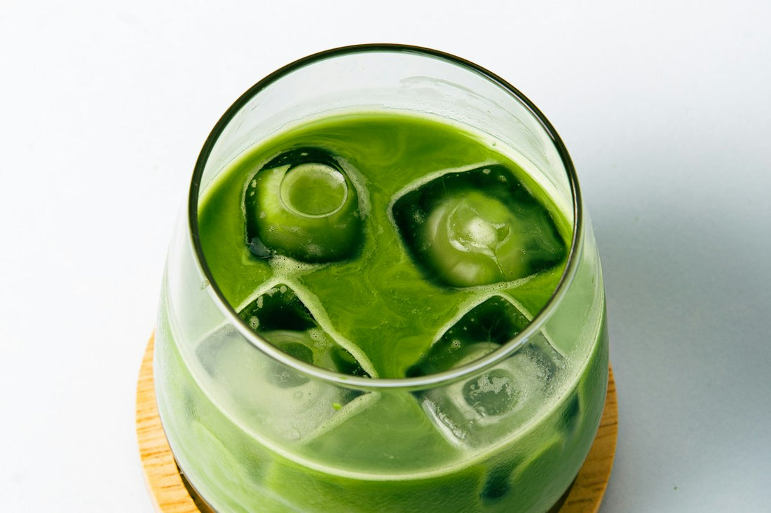 Matcha Espresso Tonic - cocktail glacé Matchilo