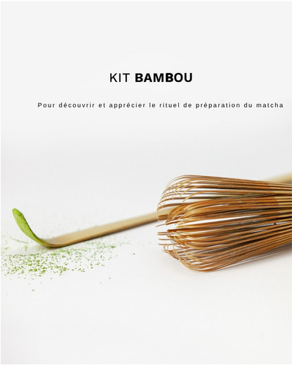 Kit Bambou (Chasen + Chashaku)
