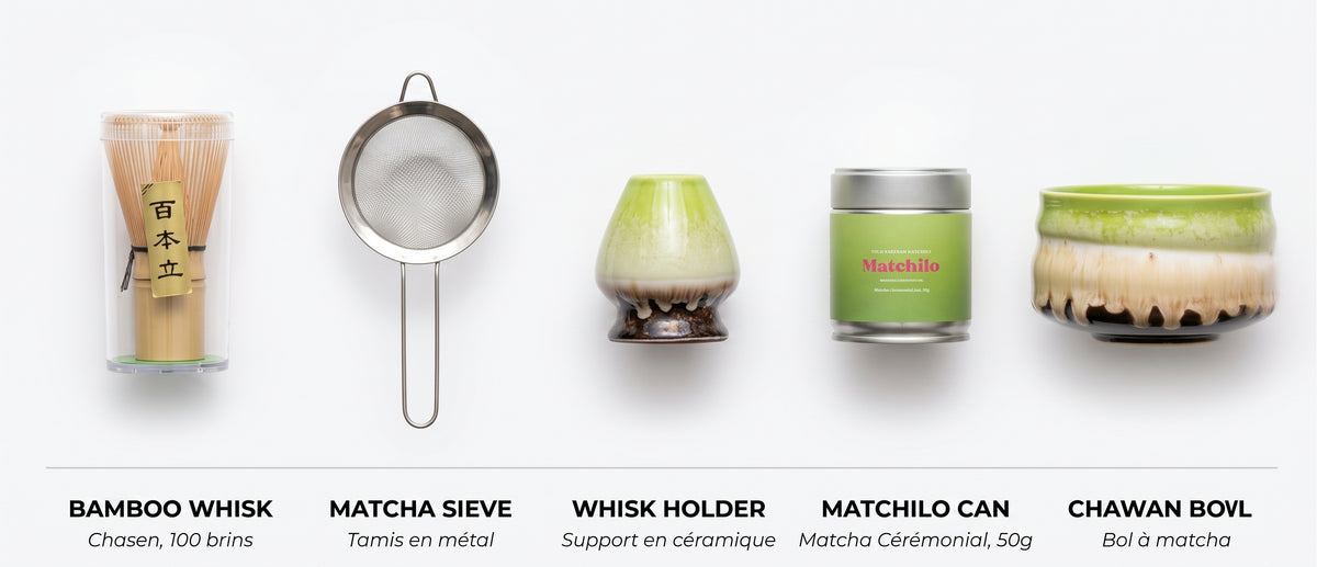 Pack Matchilo (Set de préparation + Matcha Cérémonial 50g)